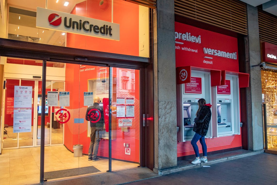 UniCredit bank Milan branch 