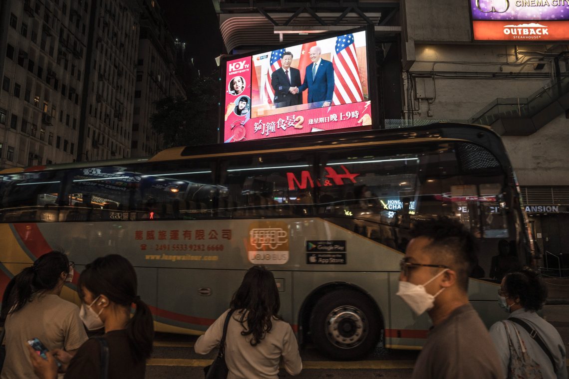 Xi-Biden on TV