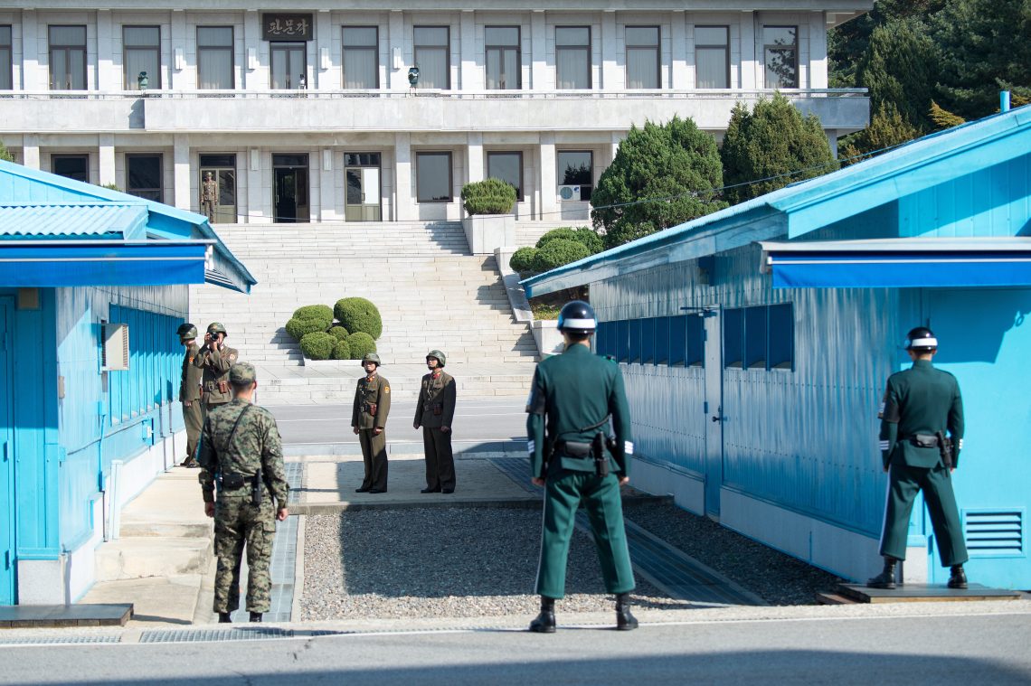 38th parallel between North Korea and South Korea