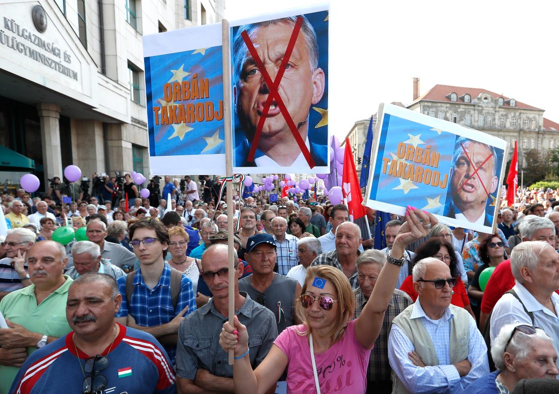 Anti-Orban protest