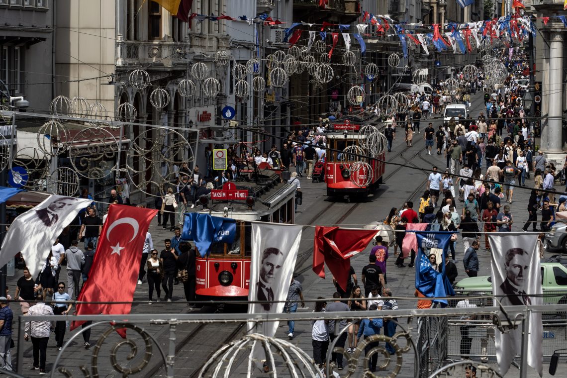 Street scene in Turkey