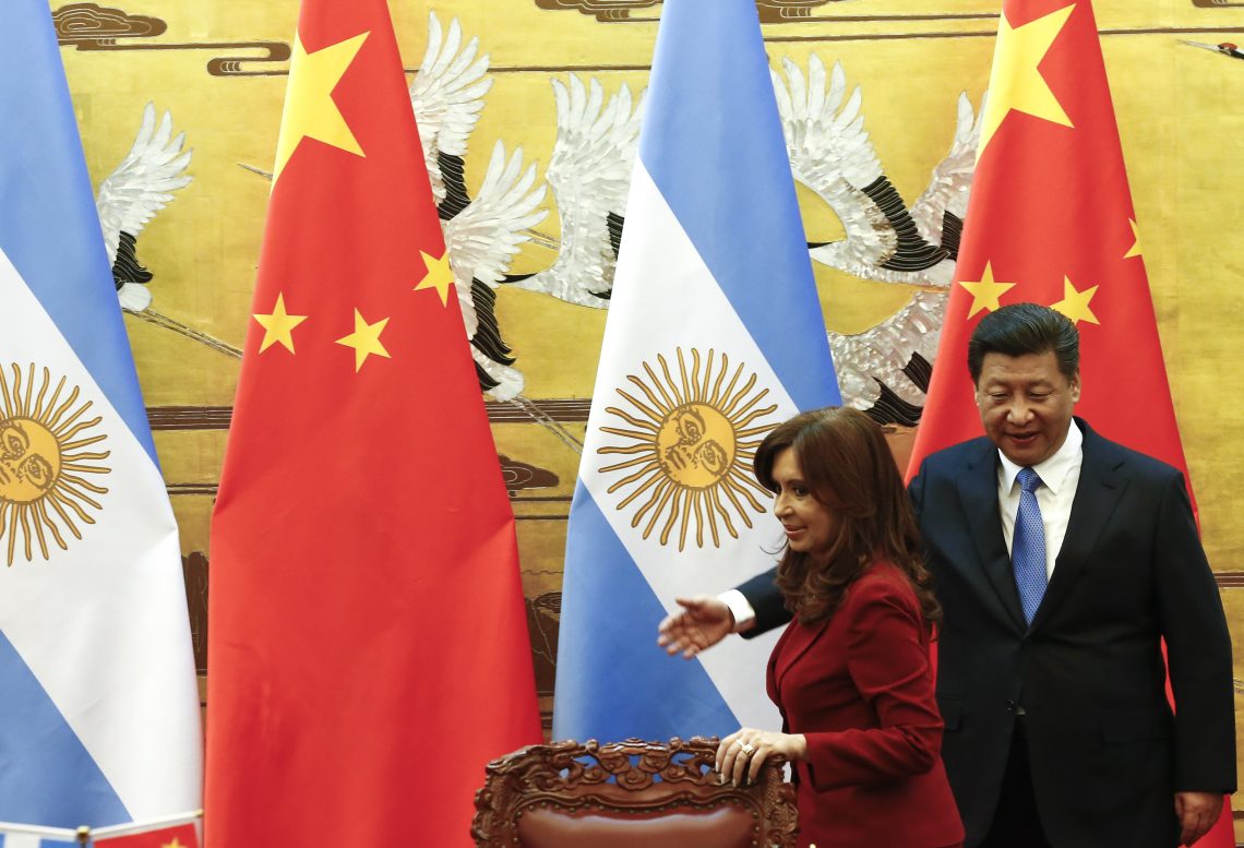 Xi Jinping and Cristina Kirchner