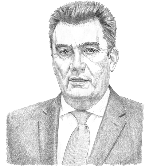 Illustration of Oleksiy Danilov