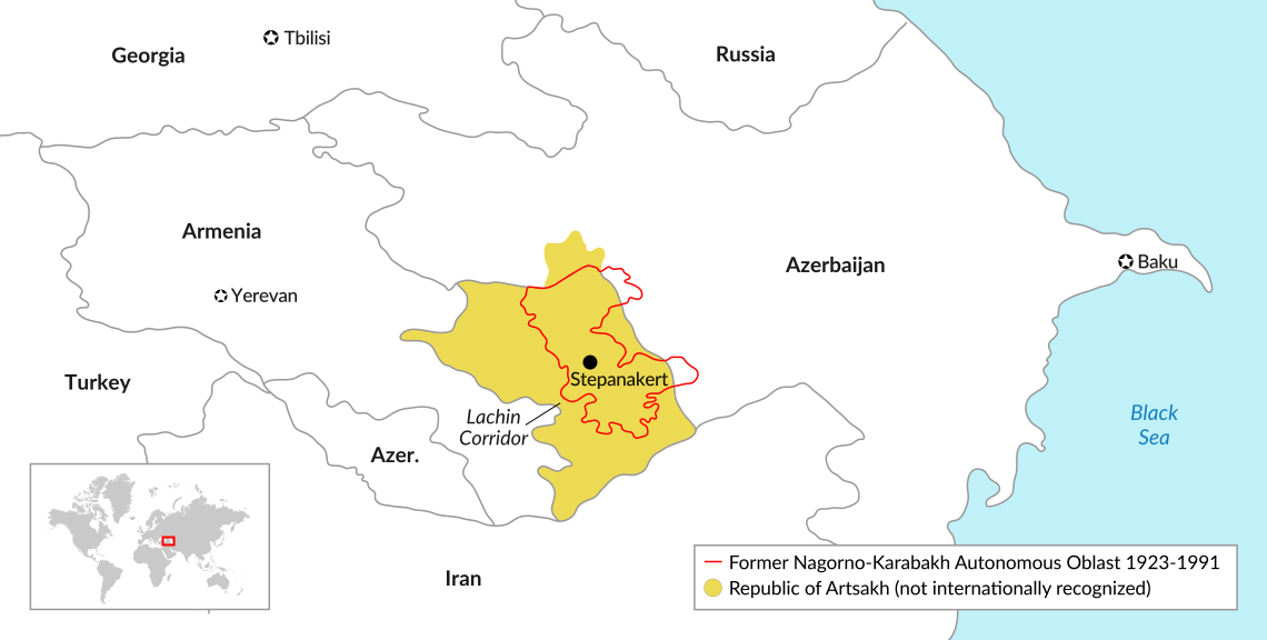 Armenian enclave in Azerbaijan