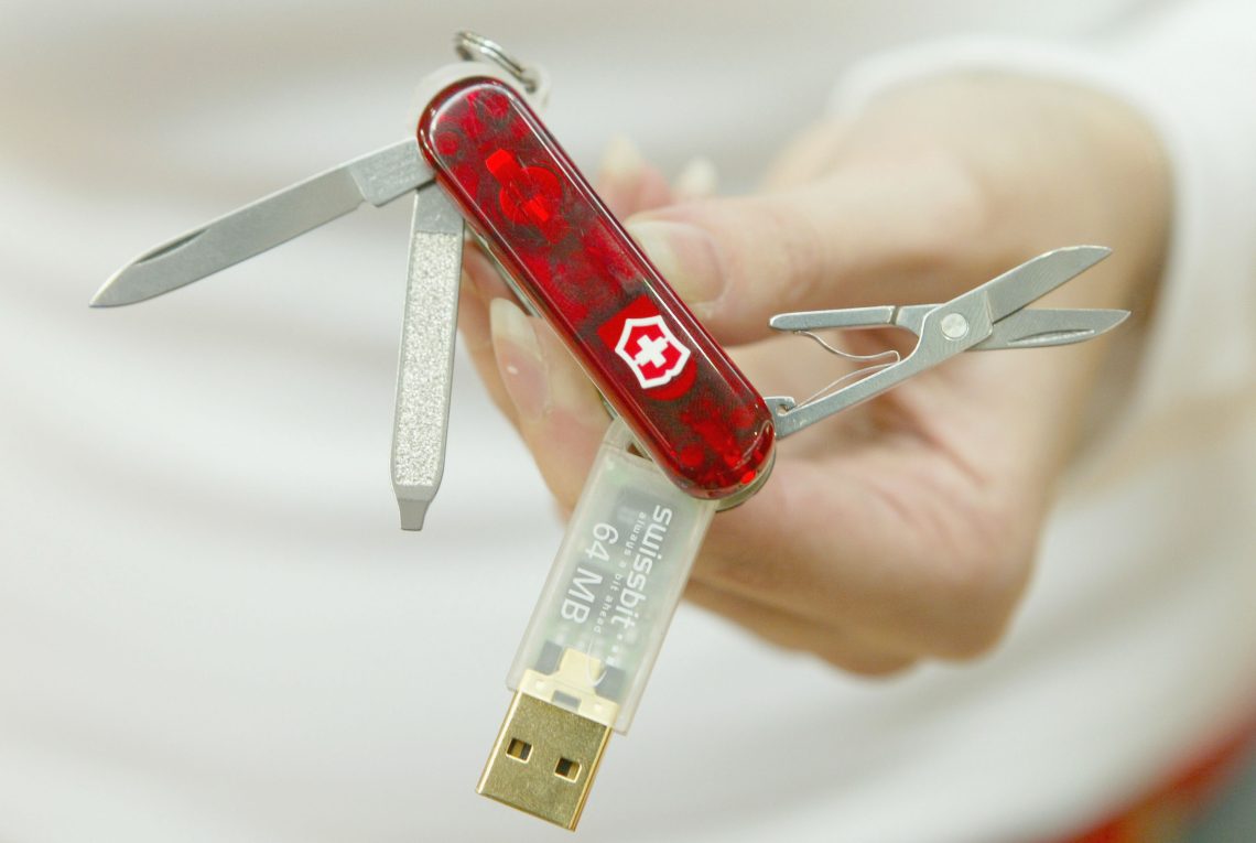 Swiss Army Knife with a memory bank