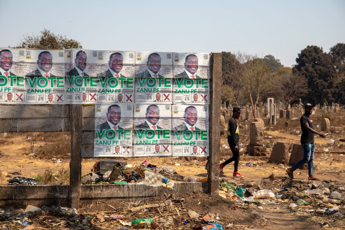 Zimbabwe election posters