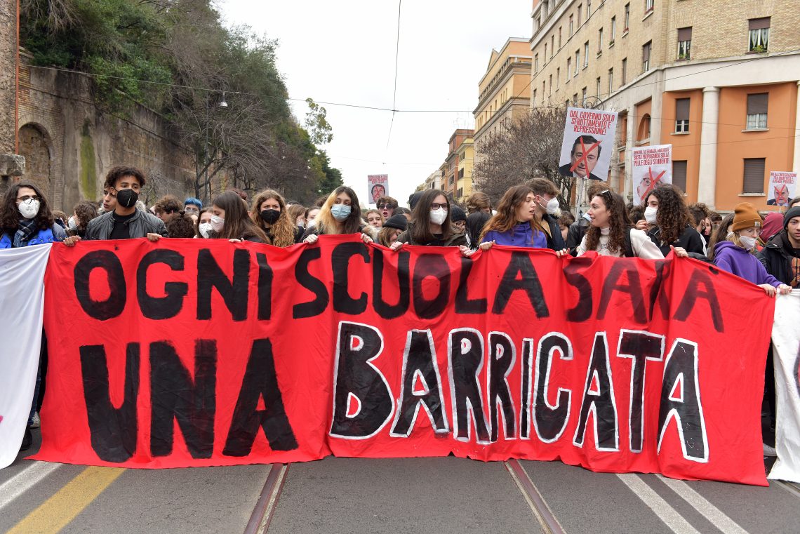 Student protests in Italy