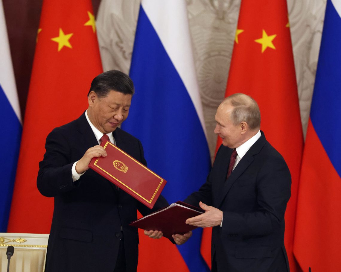 The leaders of Russia and China