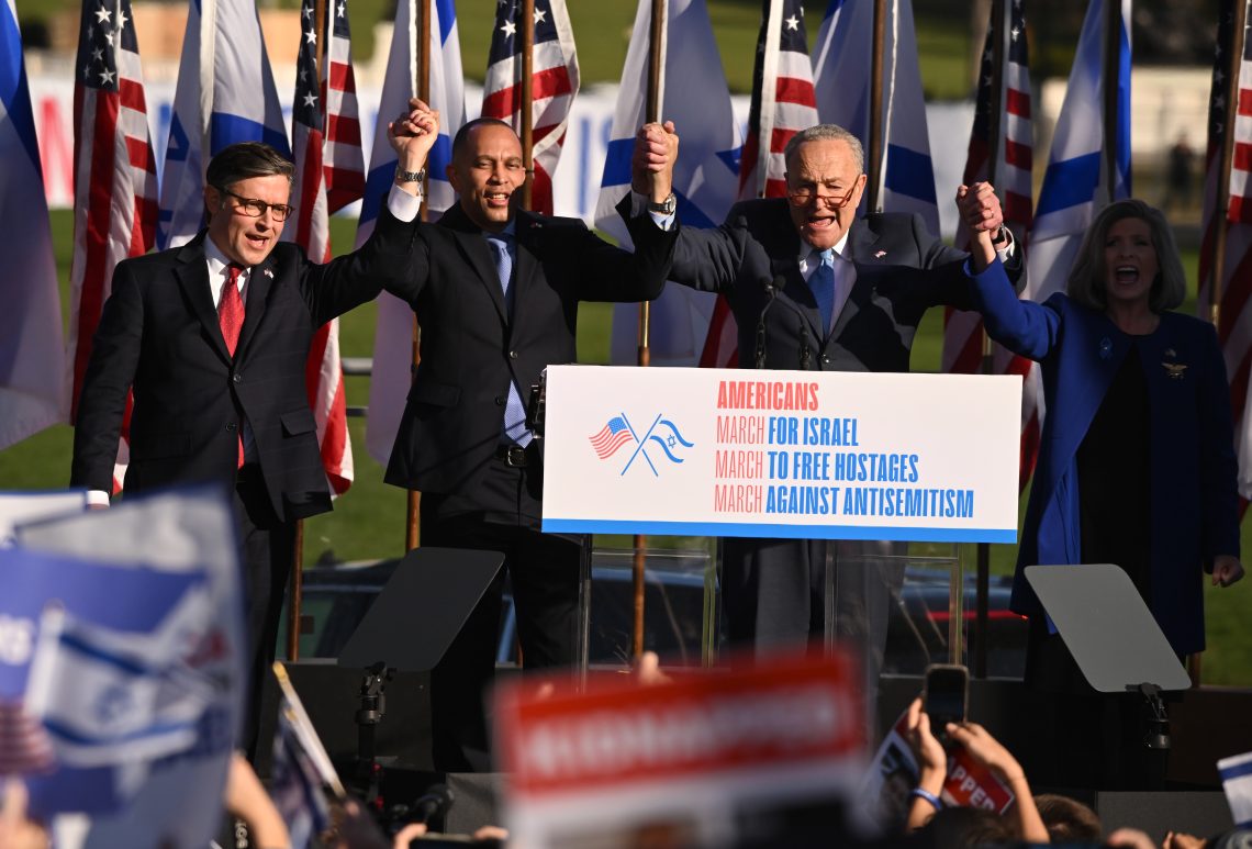 Pro-Israel rally outside the U.S. Capitol