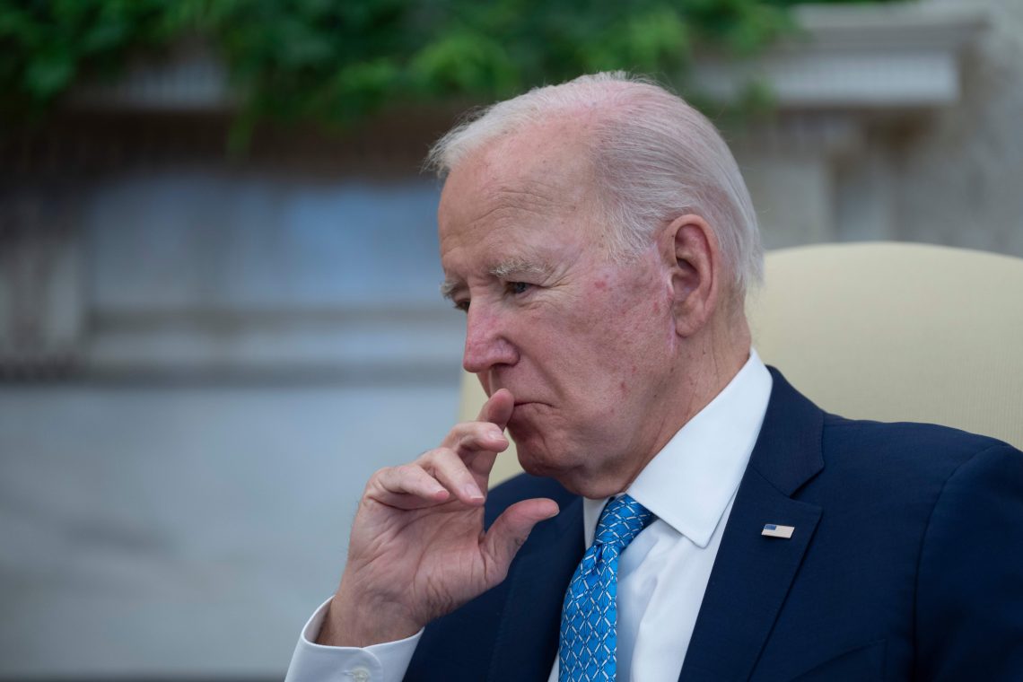 Joe Biden at the White House after Gaza announcement