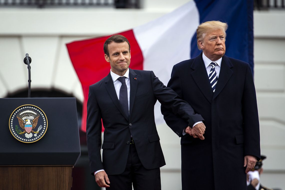Emmanuel Macron and Donald Trump (strategic autonomy)