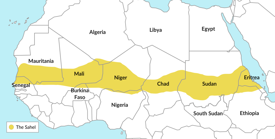 The Sahel in Africa