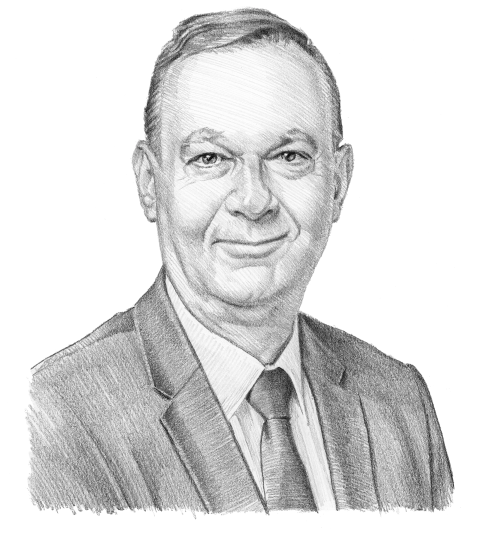Illustration of Bob Savic