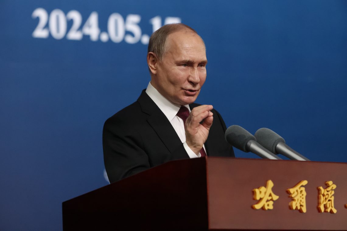 Vladimir Putin in Harbin
(Russia Far East)