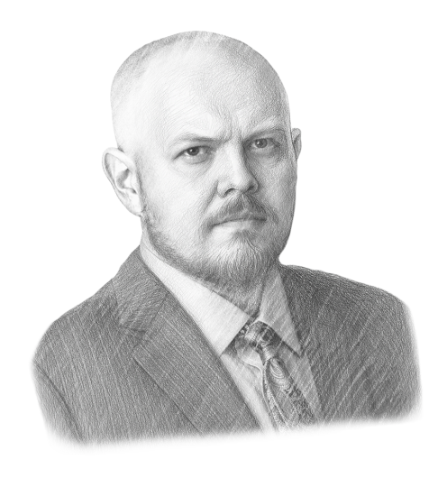 Illustration of Ian Oxnevad