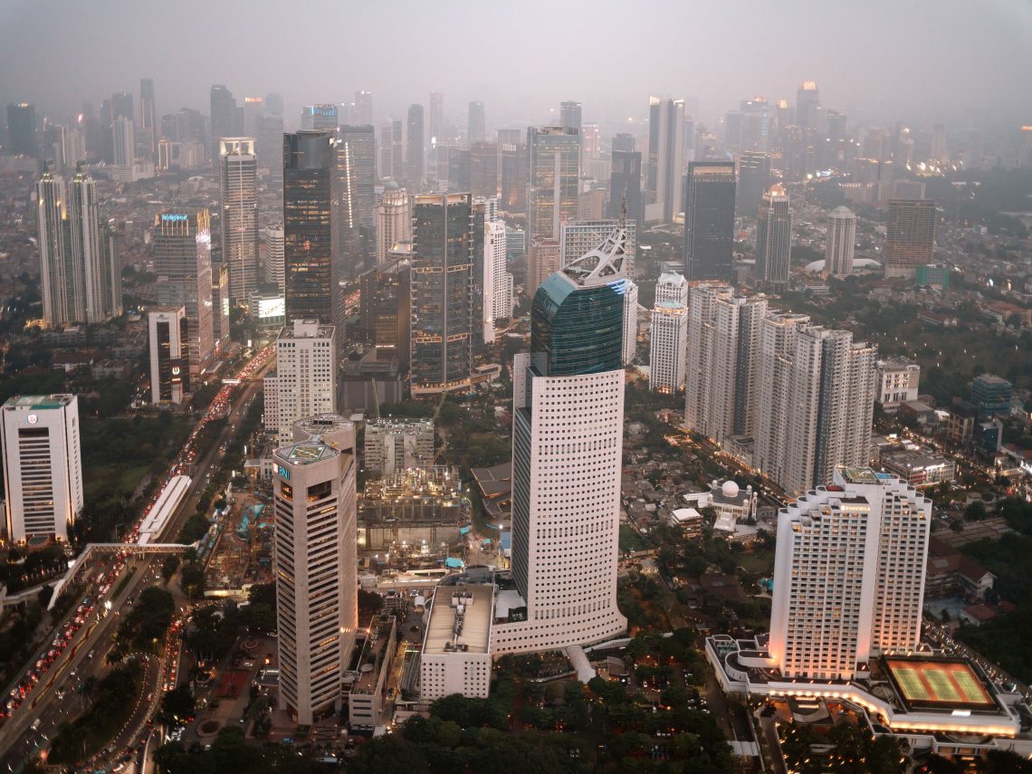 Aug. 19: Jakarta, Indonesia, at dusk. Jakarta is the most populous city in the most populous country in Southeast Asia. The country – and region − is of growing importance for Europe.