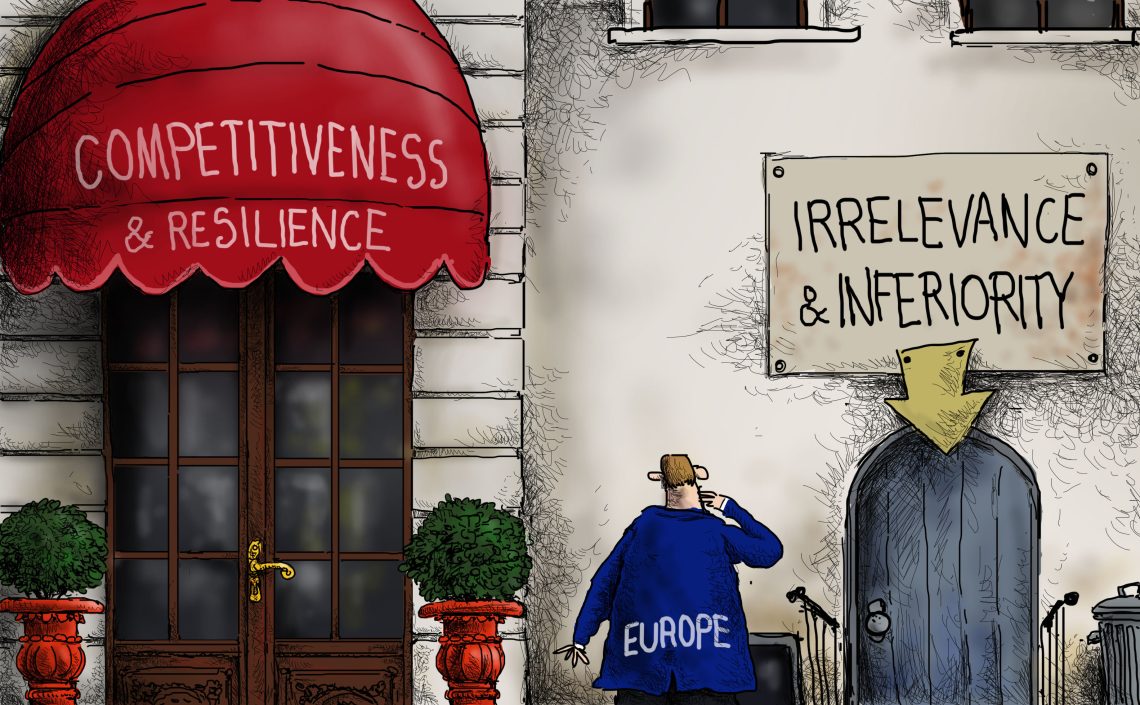 Europe’s choice: Battlefield or great power 